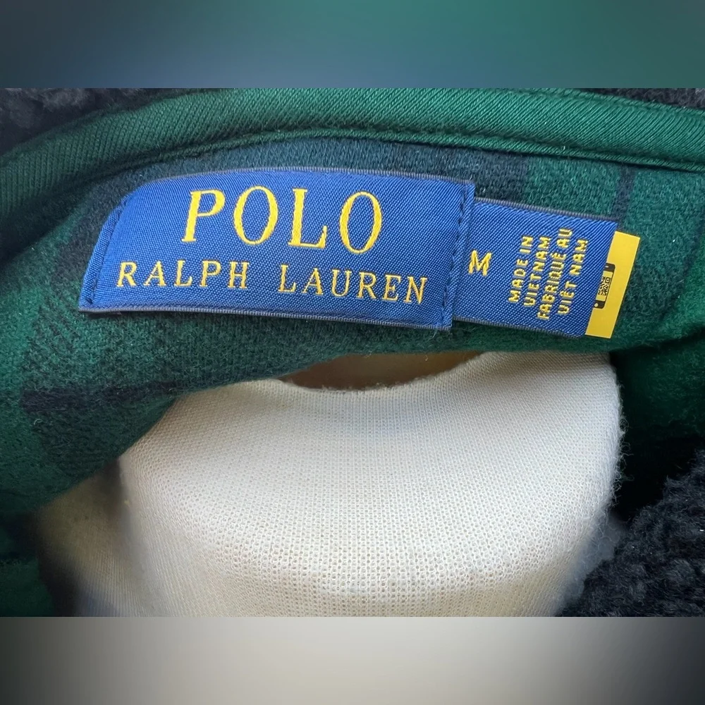 Polo Ralph Lauren Blackwatch Plaid Pony Hoodie Hooded Sweatshirt